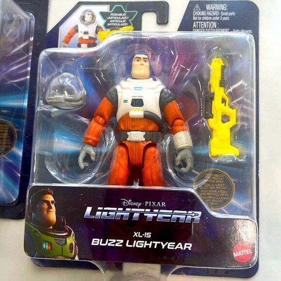 NEW Mattel Disney and Pixar Buzz Lightyear Kids Toy 2 PK NEW - Picture 4 of 7